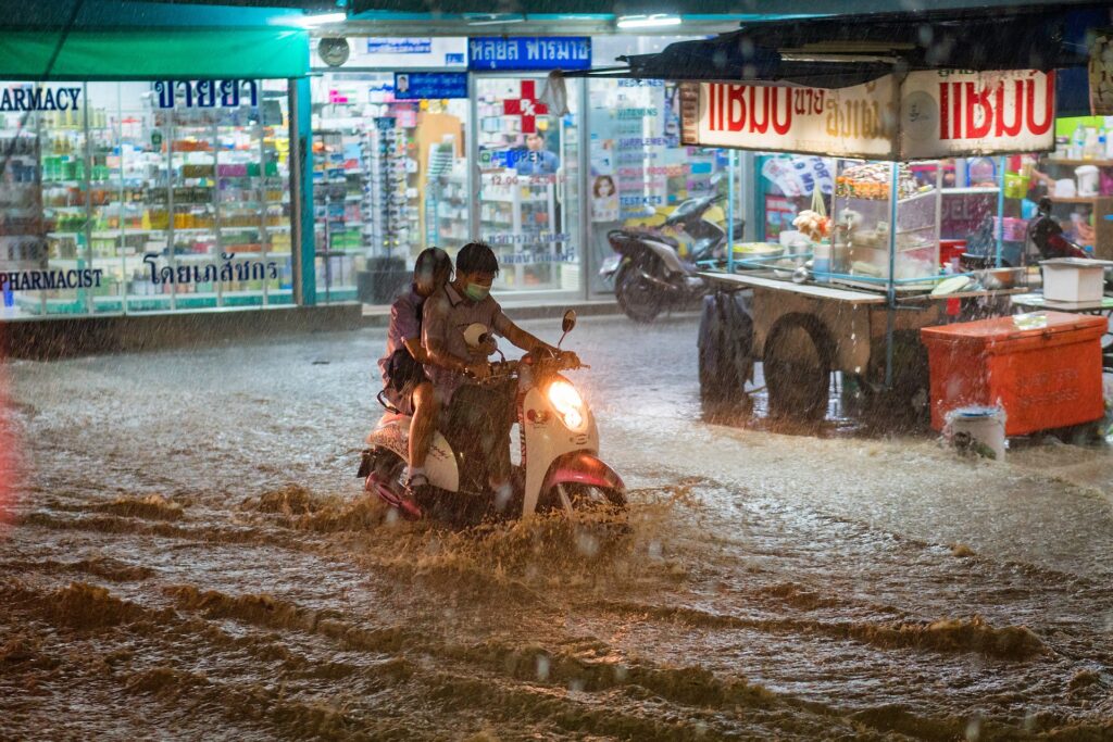 Chiang Mai Rain Fall Flood